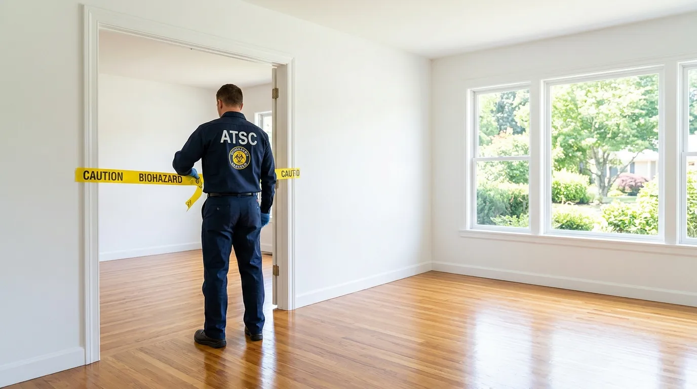 Certified biohazard cleanup crew performing Crime Scene Cleanup in Kuli'ou'ou